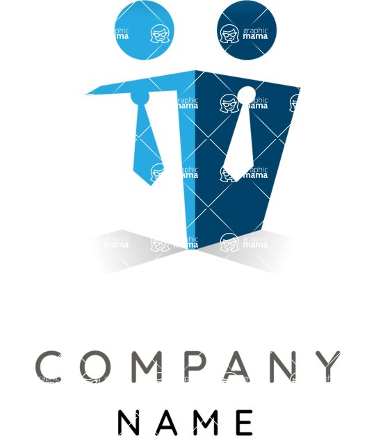 Business Logo Templates - vector graphics in a pack from GraphicMama - Business Partner Company Logo Design